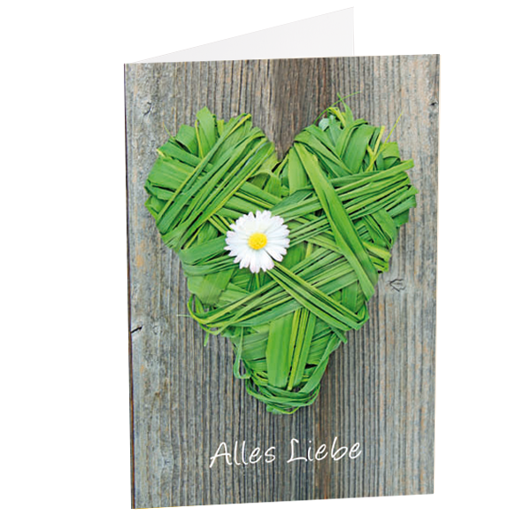 Grußkarte "Alles Liebe"