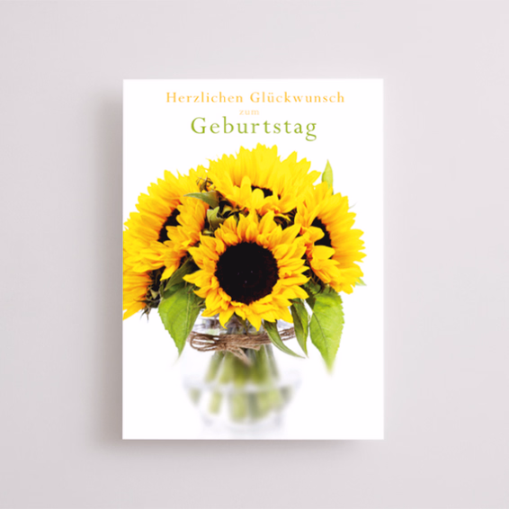 Grußkarte „Herzlichen Glückwunsch“