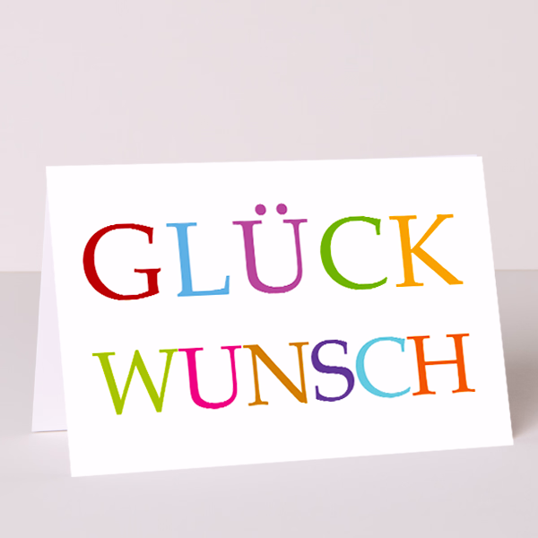 Greeting Card "Congratulation"