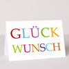 Grußkarte "Glückwunsch"