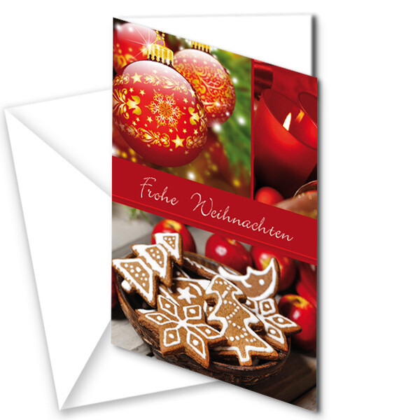 Grußkarte "Frohe Weihnachten"
