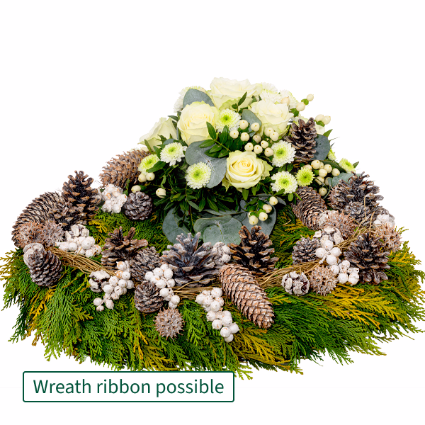 Sympathy Wreath Nie vergessen