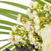 Sympathy Bouquet in White and Black
