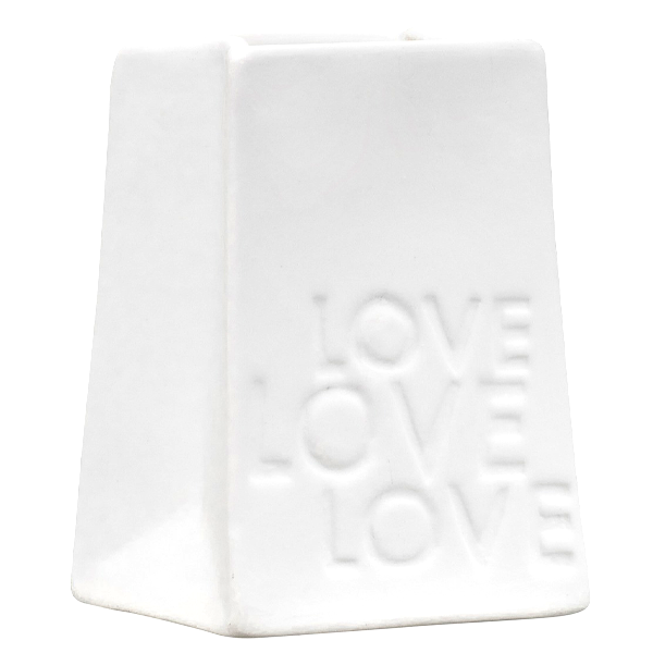 Porzellan Teelichthalter "Love"