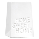 Porcelain tealight holder "Home sweet home"