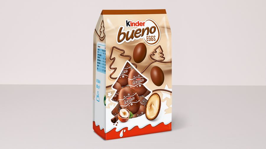 kinder Bueno Weihnachtskugeln (80 g)