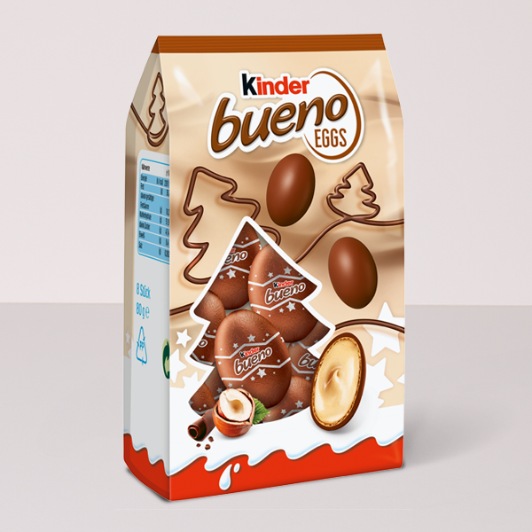 kinder Bueno Weihnachtskugeln (80 g)