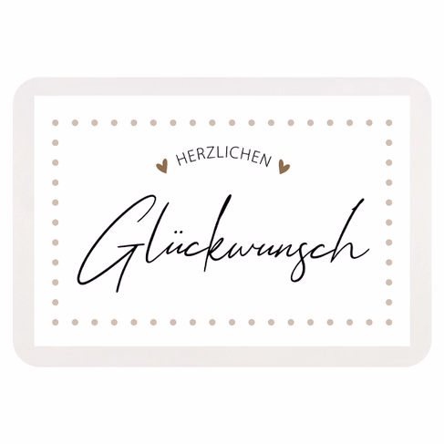 Biskuittorte „Herzlichen Glückwunsch“