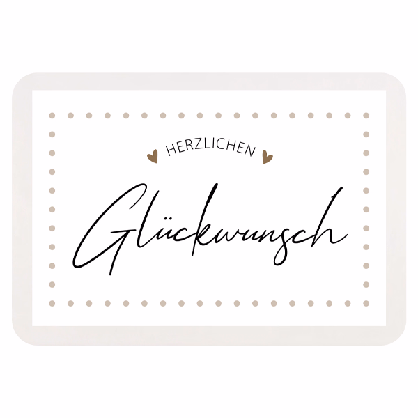 Biskuittorte „Herzlichen Glückwunsch“