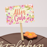 Cake Card "All the best"