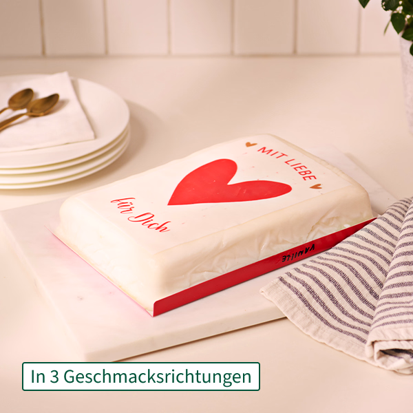 Biskuittorte „Mit Liebe für Dich“