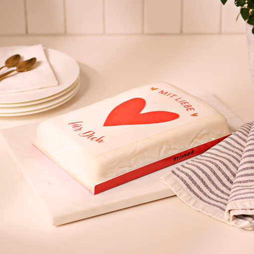 Biskuittorte „Mit Liebe für Dich“