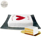 Biskuittorte "Mit Liebe für Dich"