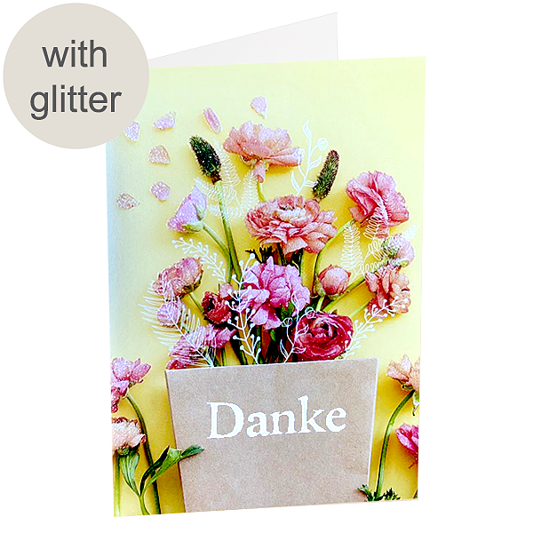 Greeting card "Danke"