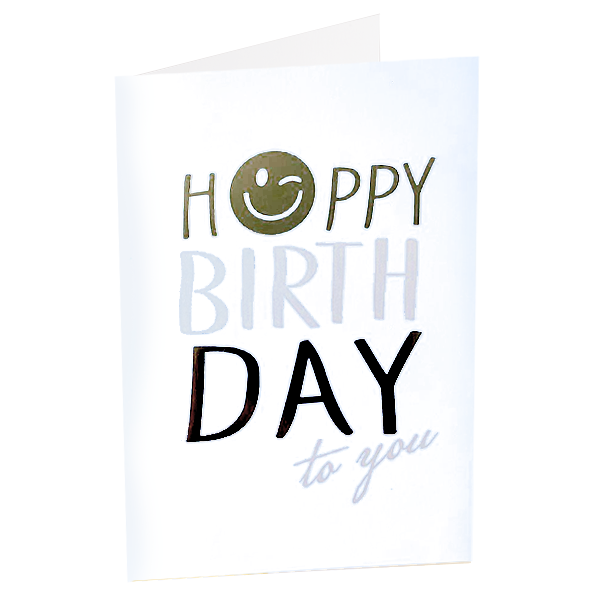 Greeting card  "Happy Birthday to you"