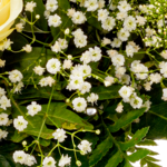 Blumenstrauß Blumenfreude mit Vase & Ferrero Giotto 3er