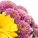Flower Bouquet Sommerliebe with vase & Ferrero Raffaello