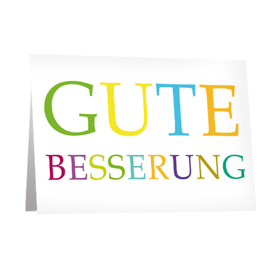 Grußkarte „Gute Besserung“