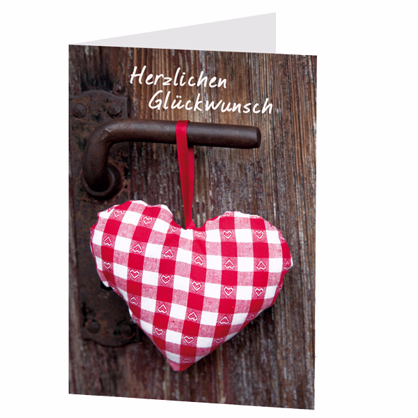 Grußkarte "Herzlichen Glückwunsch"