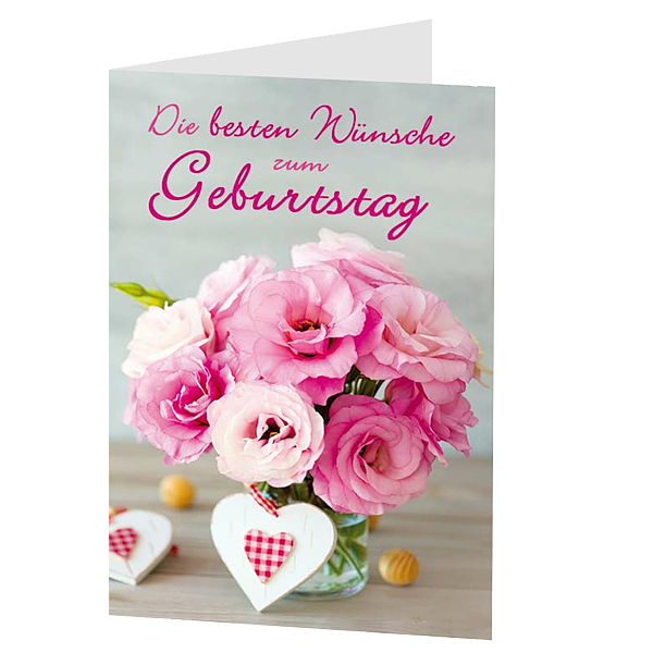 Greeting Card "Best wishes for your birthday"