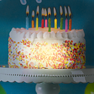 Greeting card with sound and light "Happy Birthday to You