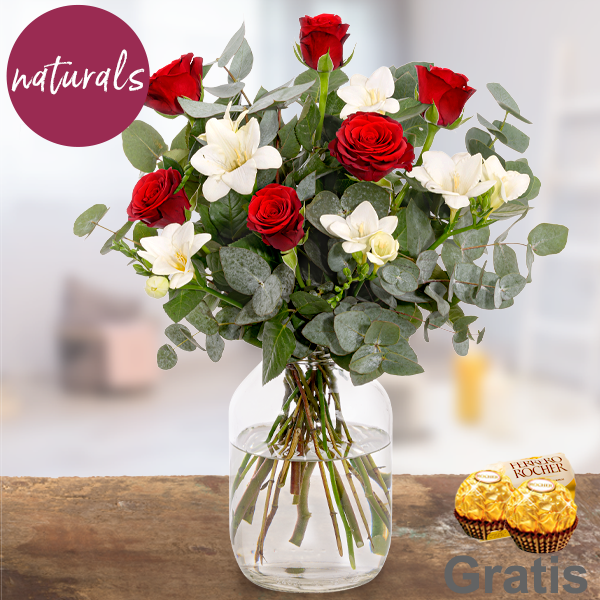 Love Letter mit 2 Ferrero Rocher
