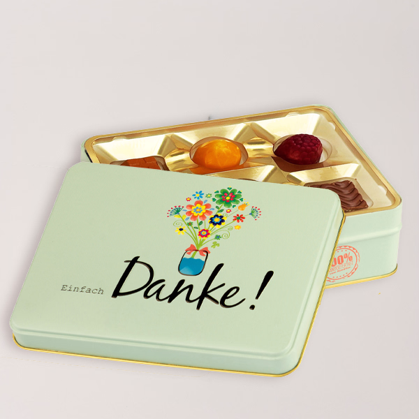 Pralinen-Präsent „Einfach Danke“ (75 g)
