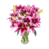 Lilienstrauß in Pink