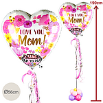 Singing foil balloon  "Love you Mom"