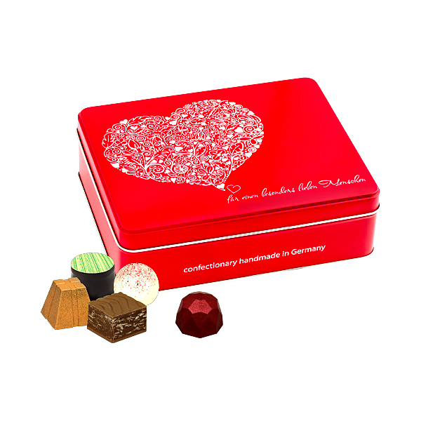 Themed presentation box  Motto-Präsentdose "Für einen besonders lieben Menschen"