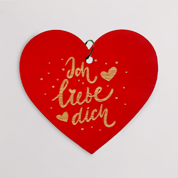 Flower Pin „Ich liebe dich“
