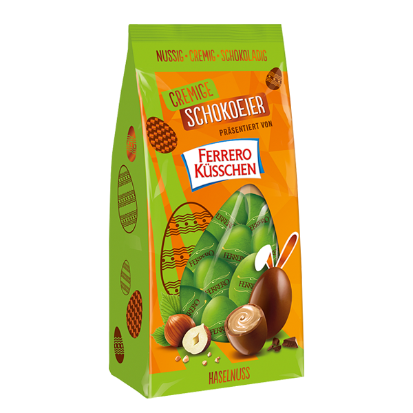 Cremige Haselnuss-Schokoeier