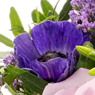 Blumenstrauß Blütenglück mit Buch & Vase