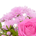 Blumenstrauß Zarte Grüße mit Vase