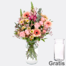 Blumenstrauß Herbstfrische mit Vase