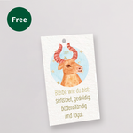 Zodiac Sign Flowercard „Taurus“