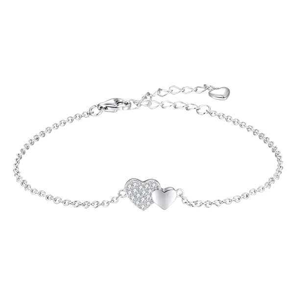 Hearts Bracelet silver