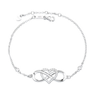 Armband "Unendlich mit Herz"