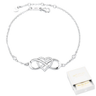 Armband "Unendlich mit Herz"