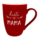 Tasse mit samtiger Oberfläche "Beste Mama"