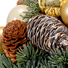 Weihnachts-Arrangement Vorfreude mit 2 Ferrero Rocher