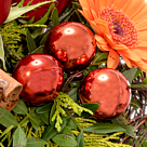 Blumenstrauß Winterglück mit Vase & 2 Ferrero Rocher