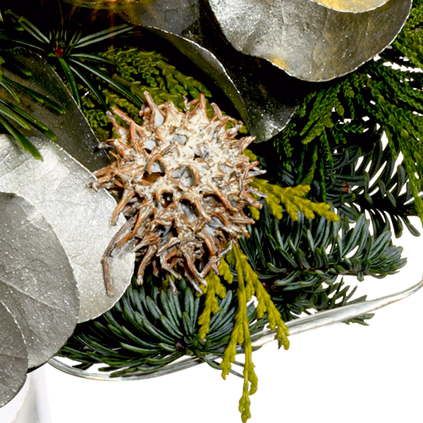 Bouquet Winterleuchten with vase & 3 Ferrero Giotto