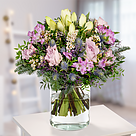 Premium Bouquet Winterhauch with premium vase