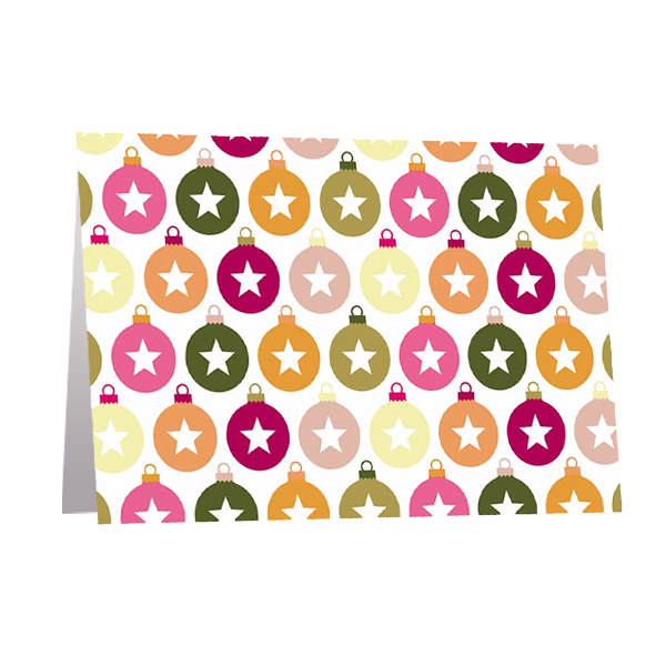 Greeting Card Adventskugeln