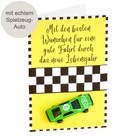 Geburtstagskarte "Gute Fahrt durch das neue Lebensjahr"