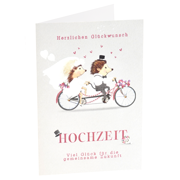 Motivkarte "Herzlichen Glückwunsch zur Hochzeit"