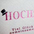 Motivkarte "Herzlichen Glückwunsch zur Hochzeit"