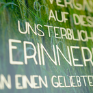 Greeting card "Alles ist vergänglich auf dieser Erde.."
