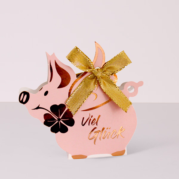 Glücksschweinchen mit Praline (25 g)